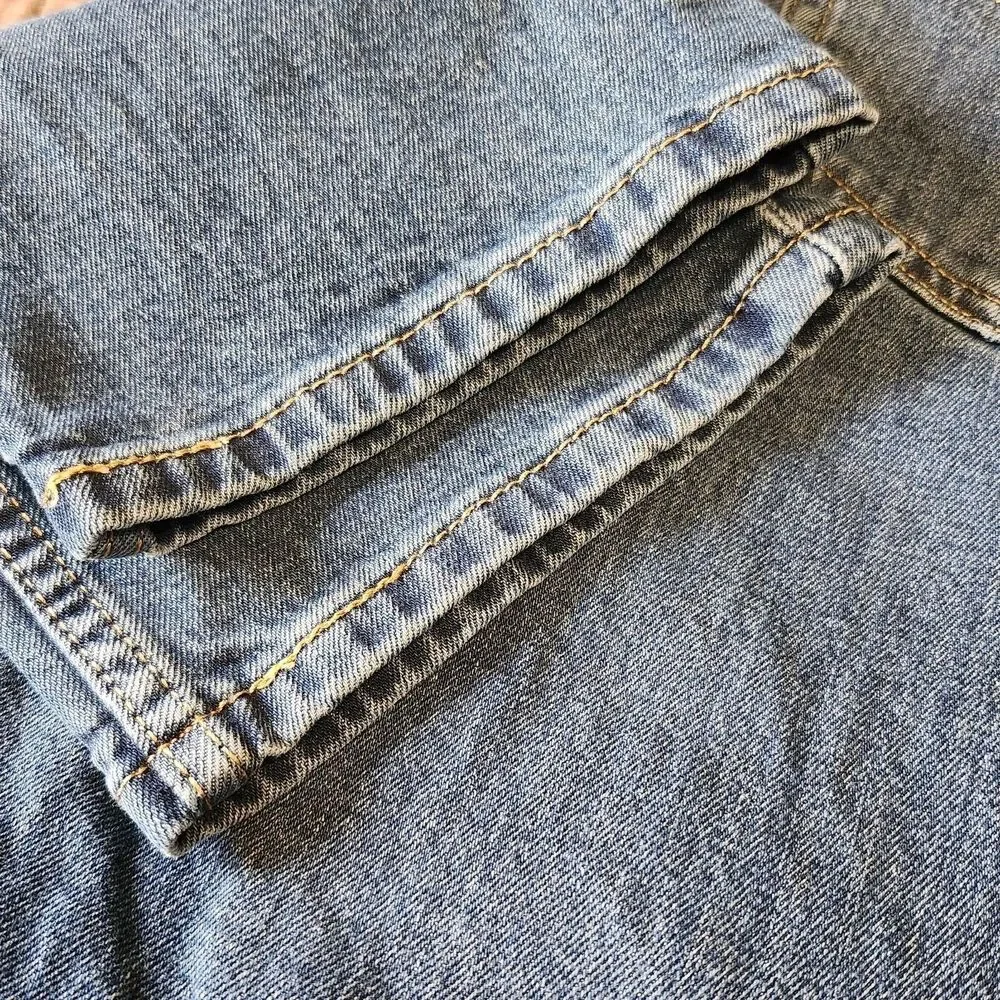 Mens Levi's 511 Denim Blue Jeans Slim Fit 32x32 Medium Wash